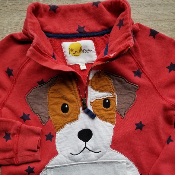 2020 (v)guc Mini Boden dog sweatshirt vhtf 9-10 years - Picture 11 of 13